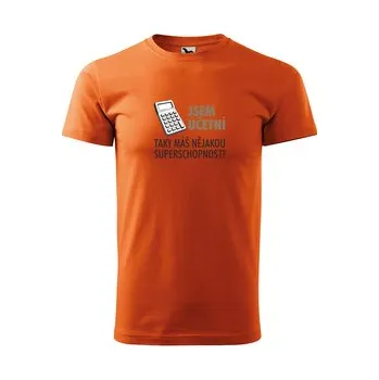 Jsem účetní, taky máš nějakou superschopnost?: oranžové 5XL