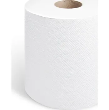 Utěrka Papírové utěrky s ražbou, 2vrstvé (PAP- FSC Mix) prům18cm, 19cm x100m, 400 útržků [6 ks]