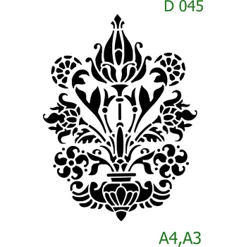 Šablona D 045 - A4 , Lepící fólie