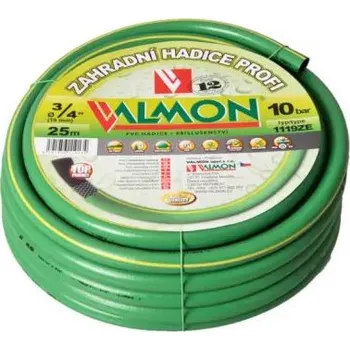 Zahradní hadice Valmon Hadice zahradní 3/4" PVC neprůhledná PROFI 1119 zelená