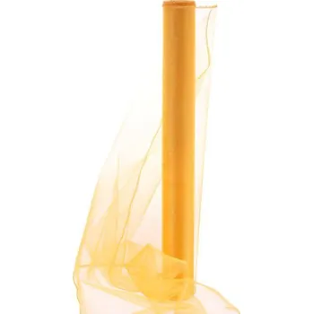 Svatební dekorace Organza 40cm/10y zlatá 016