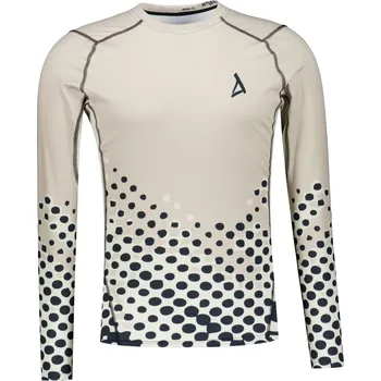 Pánské tričko Pánské funkční kompresní triko s dlouhým rukávem premium ALTISPORT VOJ/ALM109TR03 SVĚTLE HNĚDÁ S