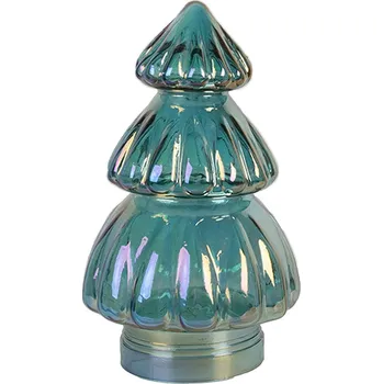 Vánoční dekorace Clayre & Eef - Skleněný vánoční stromek 6GL5332