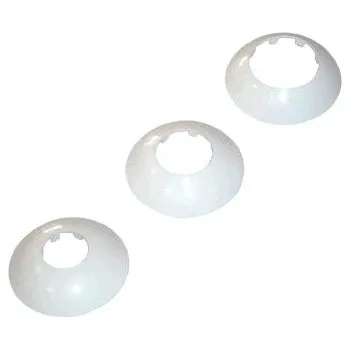 Příslušenství k vodovodní baterii Krytka flexi sifonu plastová bílá pr.40 mm