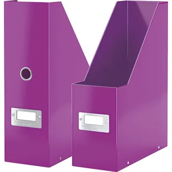 Archivační box Stojan na časopisy Leitz Click-N-Store - purpurová