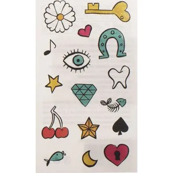 Odstranitelné tetování Tetovací obtisky Mini, mix (klíč, oko,kotva)