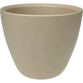 Květináč Obal keramický pr.15 cm creme matt