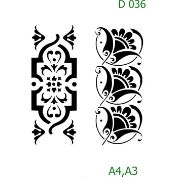 Šablona D 036 - A3 , Lepící fólie