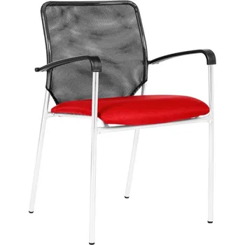 Jednací židle Židle konferenční Spider, červená