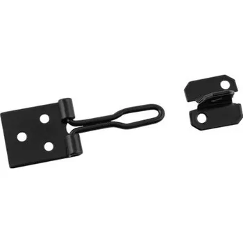 Visací zámek Petlice se skobou, ZWD105, C 80x28x1,4, černá