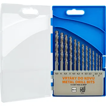 Vrták Narex Sada vrtáků 13 SET HSS-G MSP do oceli