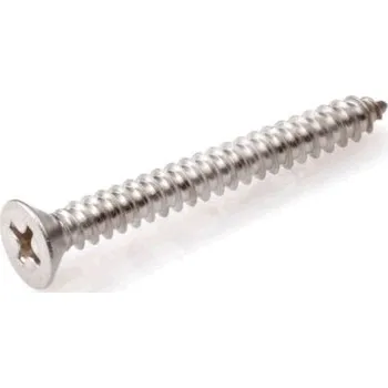 Šroub Šroub do plechu samořezný zápustná hlava křížová drážka ZB 3,9x50 DIN 7982C
