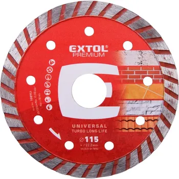 Řezný kotouč Kotouč diamantový řezný, turbo Long Life - suché i mokré řezání, 115x22,2x2,3mm