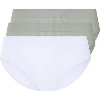Kalhotky esmara® Dámské bezešvé kalhotky, 3 kusy (mintová/bílá, S(36/38))