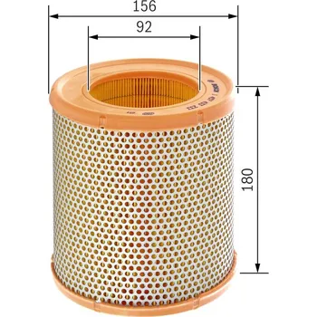 Vzduchový filtr Vzduchový filtr BOSCH 1 457 433 233