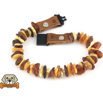 Obojek pro psa Jantarový obojek č.1 45 cm JO58079281_S45_1