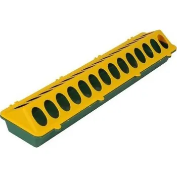 Krmítko pro ptáka Krmítko pro kuřata UH 50cm 2x14 kulaté otvory