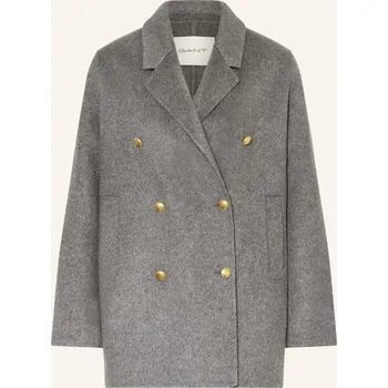 Dámský kabát Gant Dámský Vlněný Kabát, tmavě šedá, 42