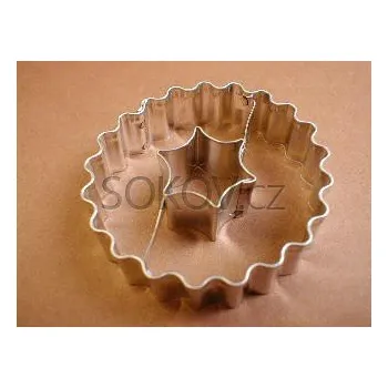 Vykrajovátko Formička vykrajovací kolečko vroubek, střed hvězda