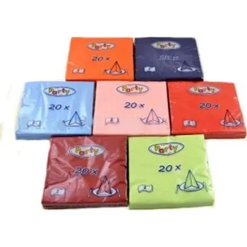 Ubrousky Party,20ks - žluté