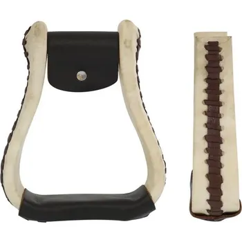 Westernové rawhide třmeny