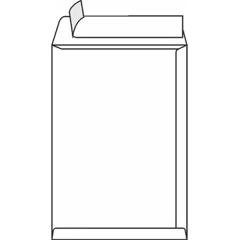 Obálka Obchodní taška B5 bílá samolepící s páskou - 25ks