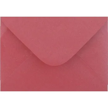 Obálka Obálka C6 metalická červená