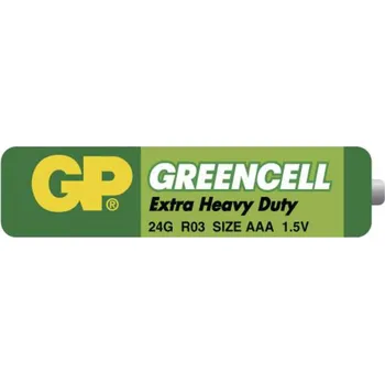 Článková baterie Baterie GP Greencell AAA - balení 4ks