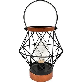 Lucerna Kovová lucerna se žárovkou WO3105 LED