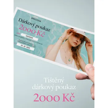 Preciosa Tištěný dárkový poukaz na 2000 Kč