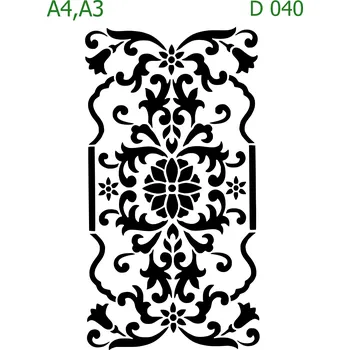 Šablona D 040 - A3 , Nelepící folie