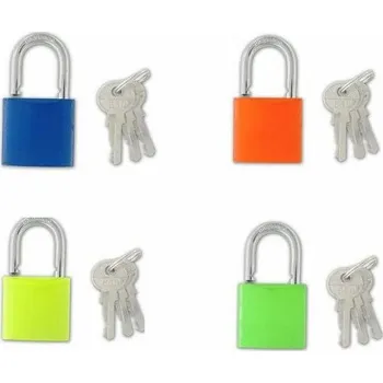 Visací zámek Zámek visací 32mm 3kl. reflexní zelená ESO