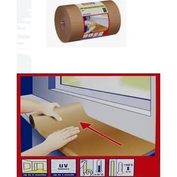 Zakrývací fólie na malování Papír zakrývací samolepící, 50 m x 150 mm, TESA ( )