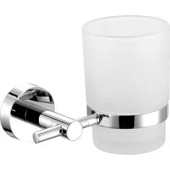 Držák na kartáček Novaservis Držák kartáčků a pasty sklo Mephisto chrom 6806,0