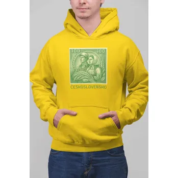 Pánská mikina Pánská mikina Československo Barva: Žlutá, Velikost: 3XL