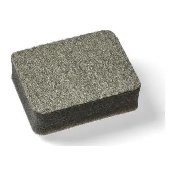 Houba Shiney intenzivní čistič skla, vlna z nerezové oceli, 9,5 x 11,5 x 3 cm