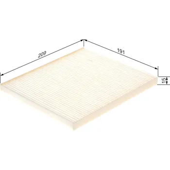 Klimatizace automobilu Filtr, vzduch v interiéru BOSCH 1 987 435 114