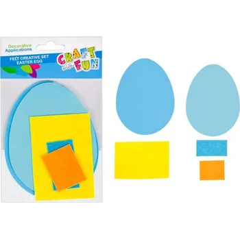 Velikonoční dekorace Dekorativní filcová sada vajíčko
