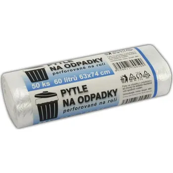 Pytle na odpadky Pytle na odpadky 63x 70 cm, 50ks