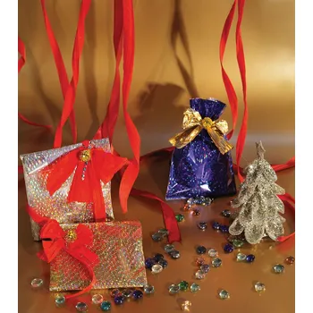 Dárková taška Sáček PNP 16x25 LED holo mix