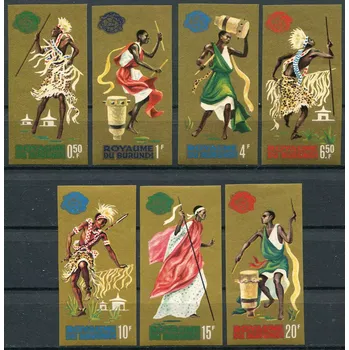 Poštovní známka (1964) MiNr. 109 - 118 B ** - Burundi - Světová výstava 1964/1965, New York (I.)*