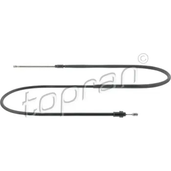 Lanko parkovací brzdy Tazne lanko, parkovaci brzda TOPRAN 631 758