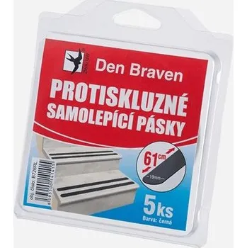 Den Braven Páska protiskluzná 19 mm x 61 cm (balení 5 ks pásek - cena za balení)