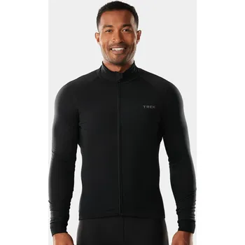 cyklistický dres Dres thermo s dlouhým rukávem Trek Circuit Black L