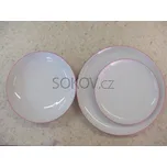 Souprava talířová 18/6 os. 19,26,20 TOM l.červená linka