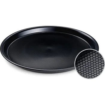 Servírovací podnos Gastro kulatý, černý, protiskluzový (PS/Guma) prům. 37 x 3 cm [1 ks]