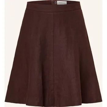 Dámská sukně Msch Copenhagen Dámská Lněná Sukně Mschnaira Claritta, tmavě...