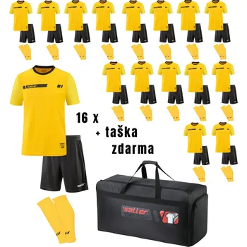 Saller RACER - Set 16x + taška zdarma BARVA: 250 žlutá, Velikost: XXL -Výhodný klubový set 16 dresů + týmová taška zdarma