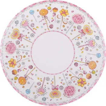 Talíř Talíř papírový 23cm, 8ks Lollipops