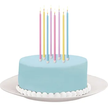 Dortová svíčka Svíčky narozeninové pastelové